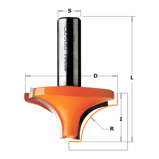 Holle radiusfrees, HW D=19mm L=44mm I=12mm R=4mm · 727.040.11