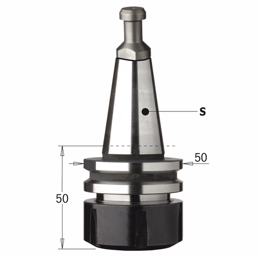 ER32 Mandrins balancés de précision ISO 30 Omlat-motor, droite D=50mm · 183.210.01