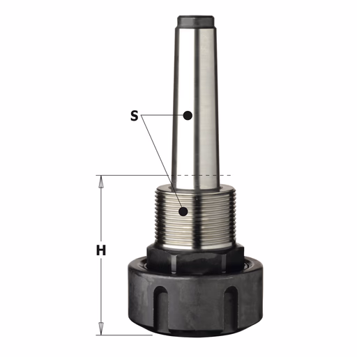 Mandrin balancé de précision ER32, droite, queue MK2 · 183.000.01